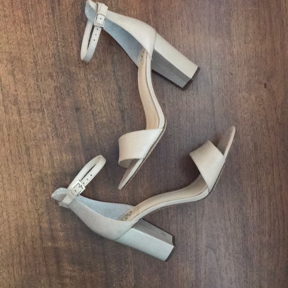 Vince Camuto Nude Ankle Strap Sandal